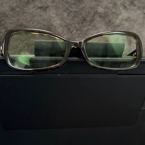 Polo by Ralph Lauren Tortoiseshell Rectangular Eye Glasses - Brown/Black